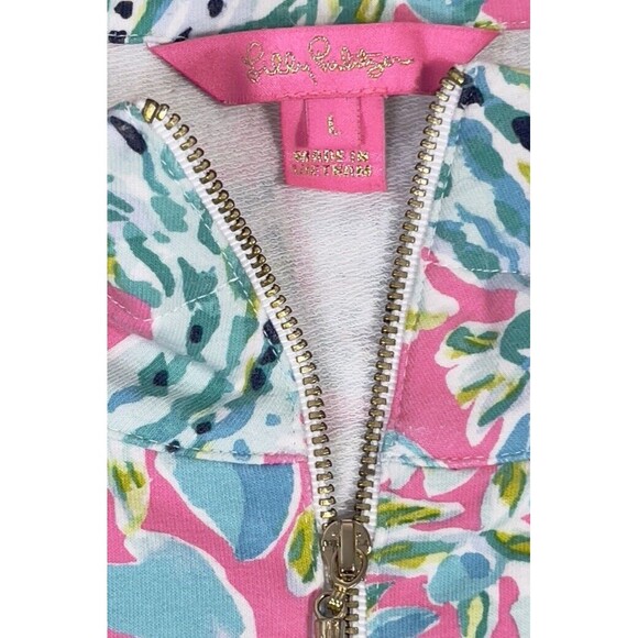 Lilly Pulitzer 3/4 Button Down Longsleeve Jacket. Size: L - Picture 6 of 8